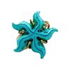 Anello con stella di turchese
