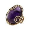 Anello con ametista