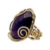 Anello con ametista