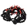 Bracciale in onice e rami di corallo