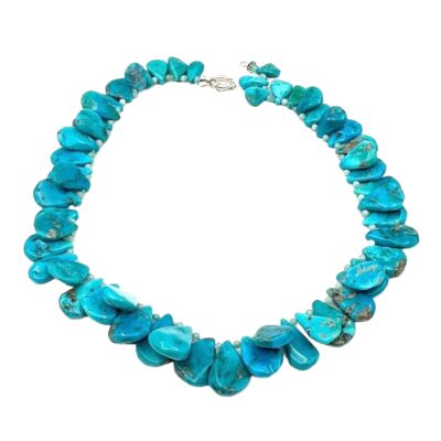 Collana con turchesi e agata