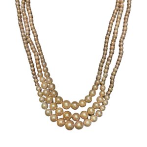 Collana in perle rosa