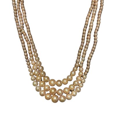 Collana in perle rosa