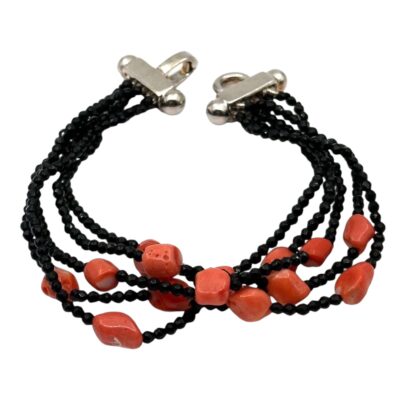 Bracciale multifili in onice