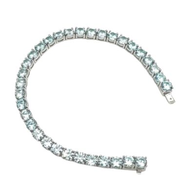 Bracciale tennis azzurro