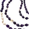Collana con ematite e ametiste