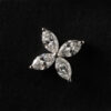 Orecchini con diamante modello STAR