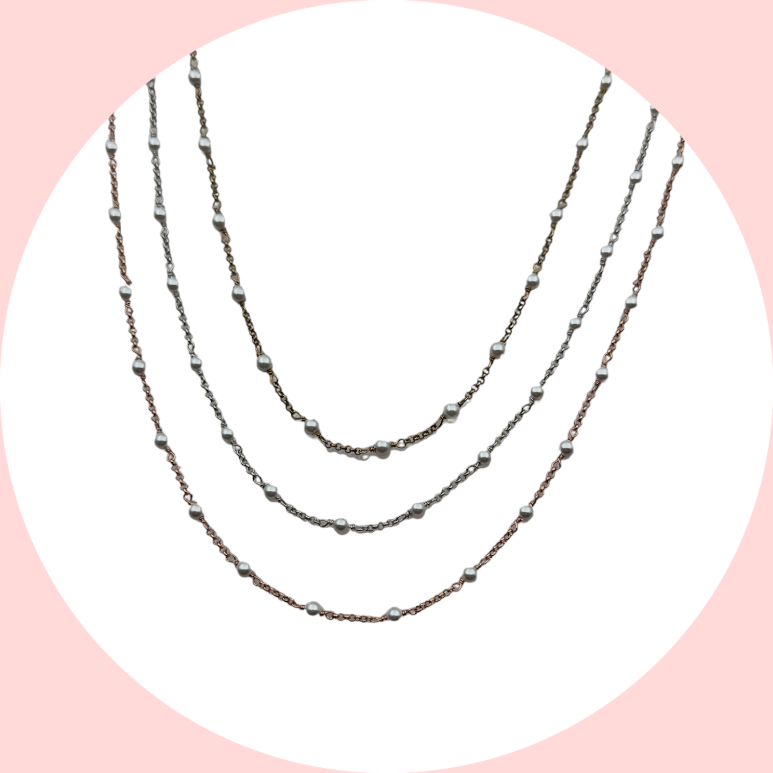 PT-C-004 Collana con perle