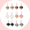 PT-O-050 Orecchini a monachella con cabochon