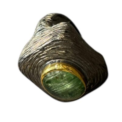 Anello con quarzo rutilato